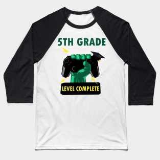 2020 5th Grade Graduation Gamer Graduation Gift Baseball T-Shirt